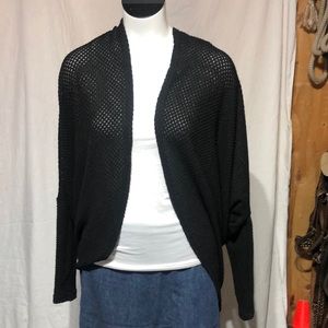 Batwing black Sweater cardigan S/M